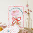 Congratulations Floral Scalloped Ribbon Card